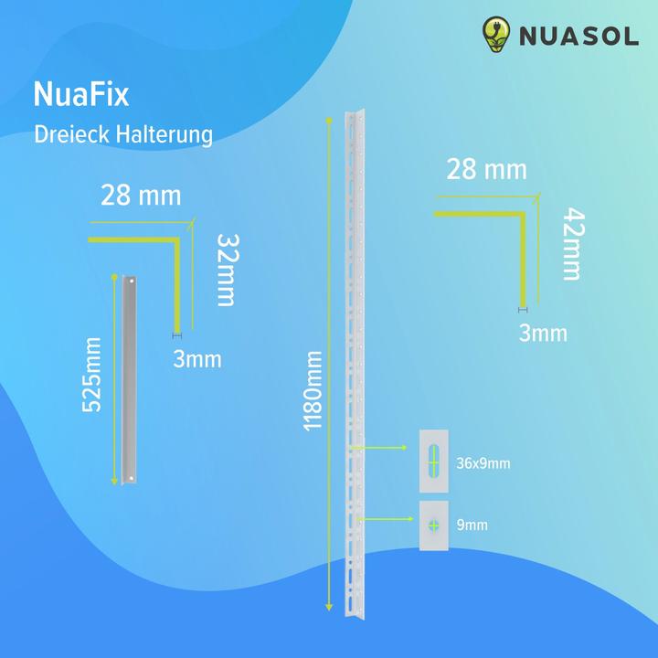 Image du produit Nuasol Support réglable (Matériel de montage du système solaire)