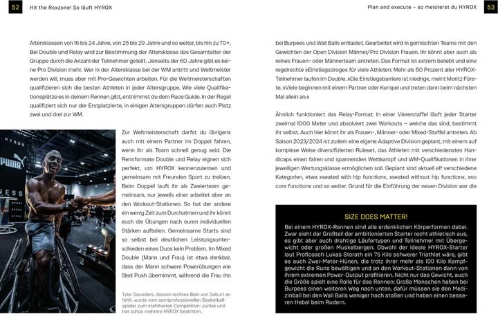 Actual product image Hyrox – das Fitnessrace für jeden (German, Hyrox, 2023)