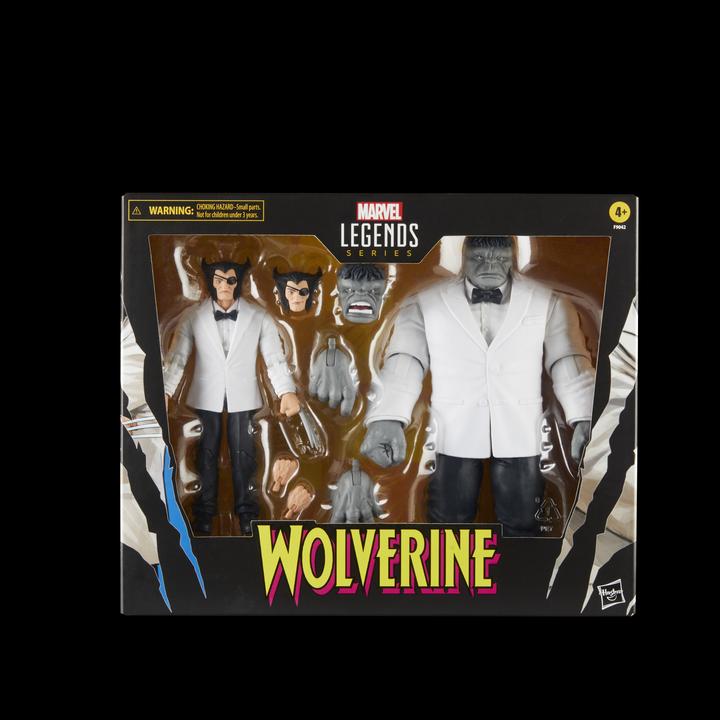 Immagine prodotto Hasbro Wolverine 50° Anniversario Marvel Legends confezione da 2 figurine Marvel's Patch & Joe Fixit 15 cm