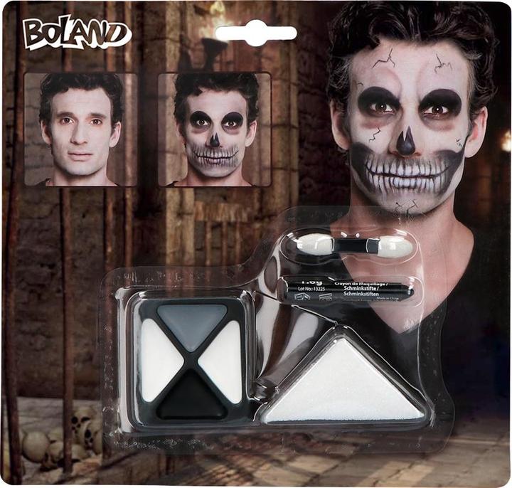 Actual product image Boland Skeleton makeup set