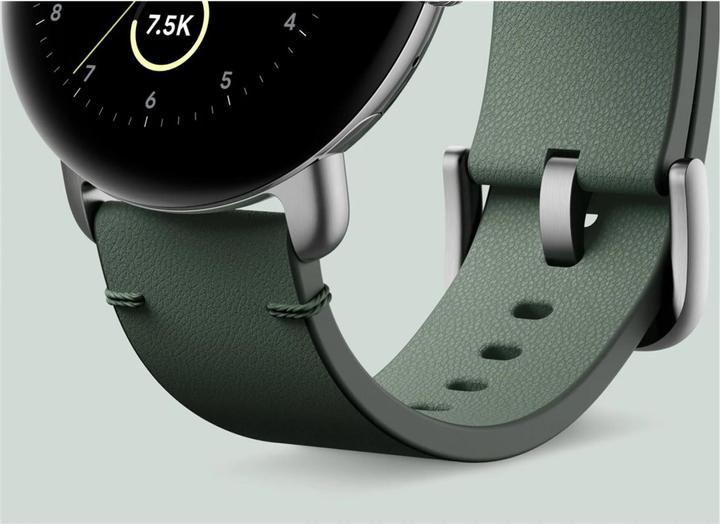 Image du produit Google Bracelet en cuir pour Pixel Watch taille L (Cuir, Acier inoxydable)