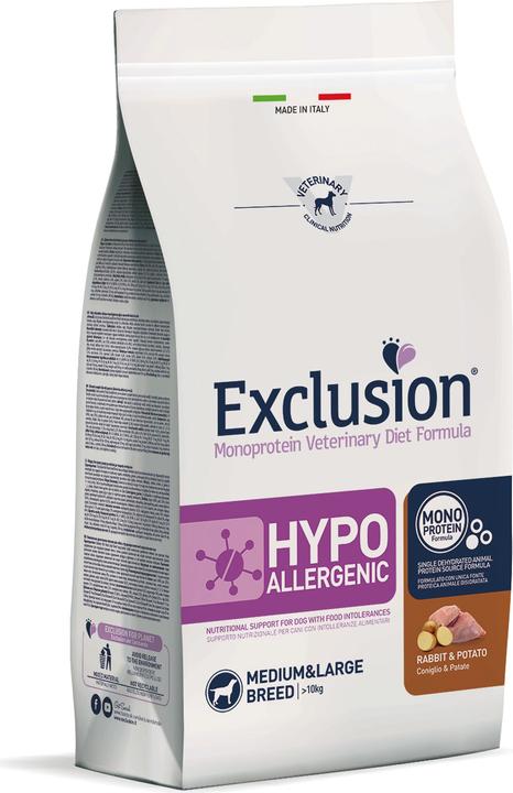 Immagine prodotto Exclusion Coniglio ipoallergenico e patata di media/grande taglia (Adulto, Senior, 1 pz., 2000 g)