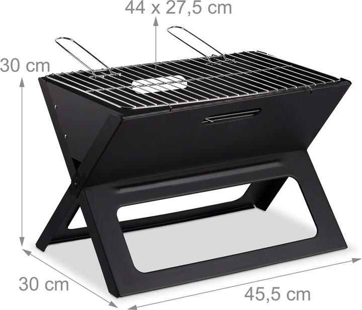 Productafbeelding Relaxdays Opvouwbare barbecue (44 cm)