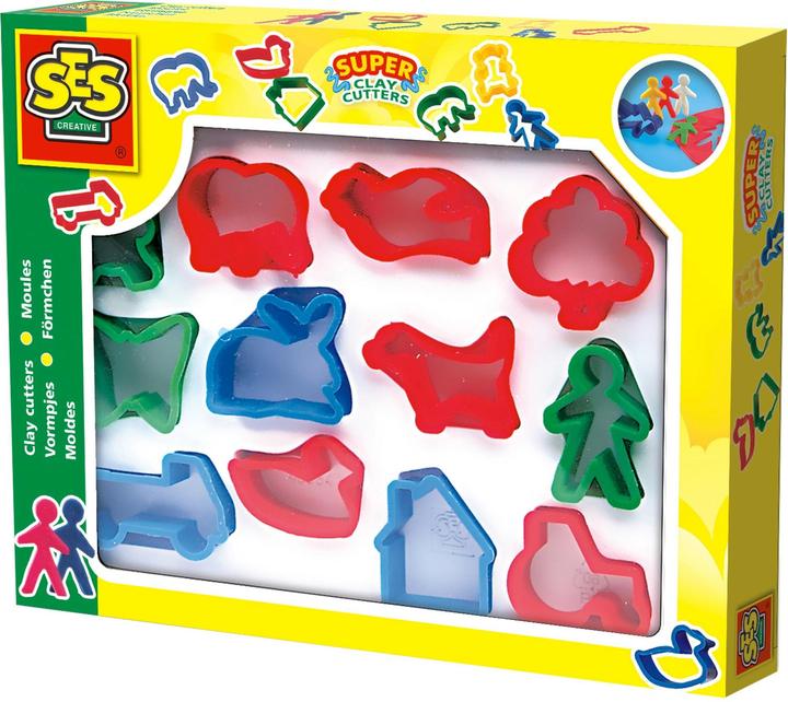 Actual product image Ses Plasticine cookie cutters 12 pieces