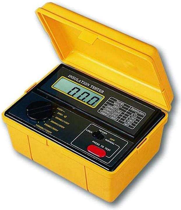 Elbro Tester di resistenza d'isolamento EIT2531, giallo