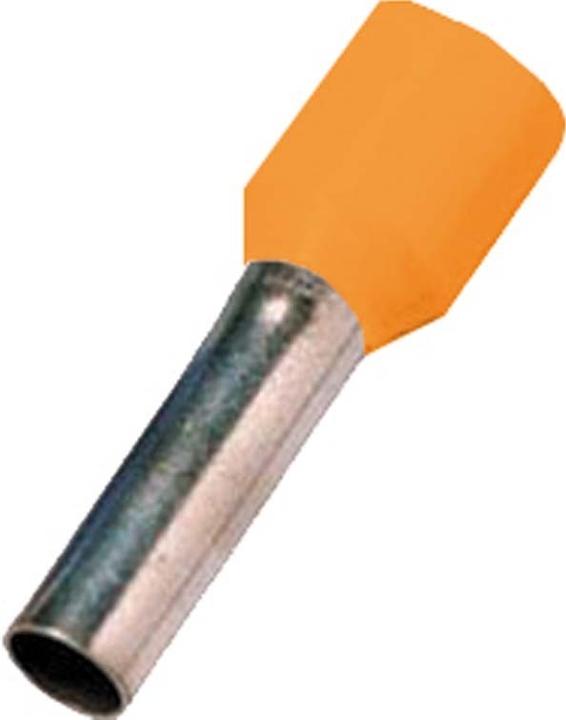 Intercable 1000 Stück Aderendhülse 0,5qmm orange ICIAE058OR / 558109