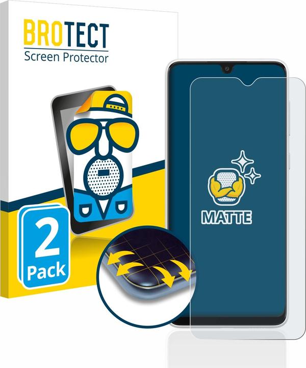 Produktbild BROTECT Entspiegelungs-Schutzfolie Displayschutz Matt (2 Stück, Samsung Galaxy A03)