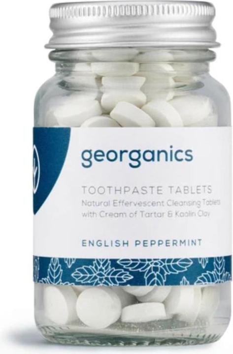 Georganics Pastiglie di dentifricio in barattolo