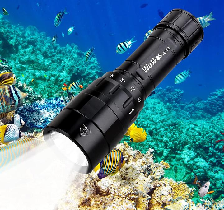 Wurkkos Tauchlampe (14 cm, 4500 lm)