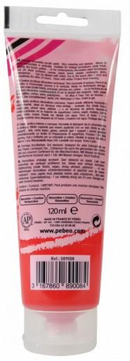 Immagine prodotto Pebeo Decocrème Colore acrilica opaco (Rosso passione, 120 ml)