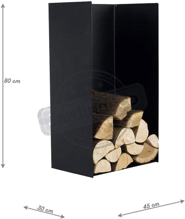 Image du produit Magnus R148 Étagère à bois de cheminée (45 x 60 x 80 cm)