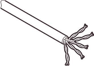 Produktbild LK IHC Control® LINK-10 kabel NOPOVIC 5x2x0,6 mm. Kan traekkes i samme rør som 230V/400V