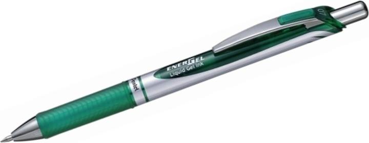 Actual product image Pentel Gel pen EnerGel Xm (Green, Silver, 1 x)