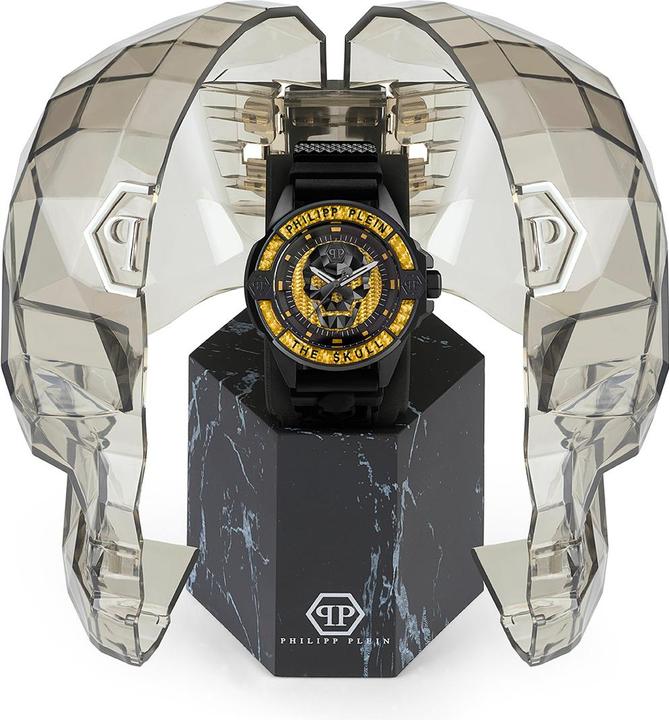 Actual product image Philipp Plein PWAAA1922 The $kull Carbon Fiber 44mm 5ATM (Analogue wristwatch, 44 mm)
