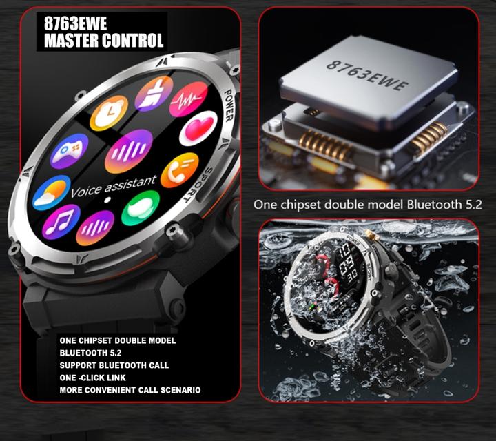 Actual product image Herren-Smartwatch RNCF25-1 SCHWARZ