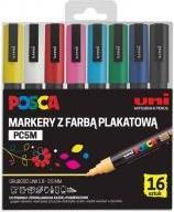 Mitsubishi Poster marker PC-5M 16 colours (Multicoloured, 2.50 mm)