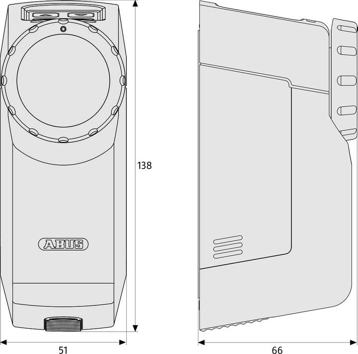 Image du produit Abus Actionneur de serrure de porte 10124