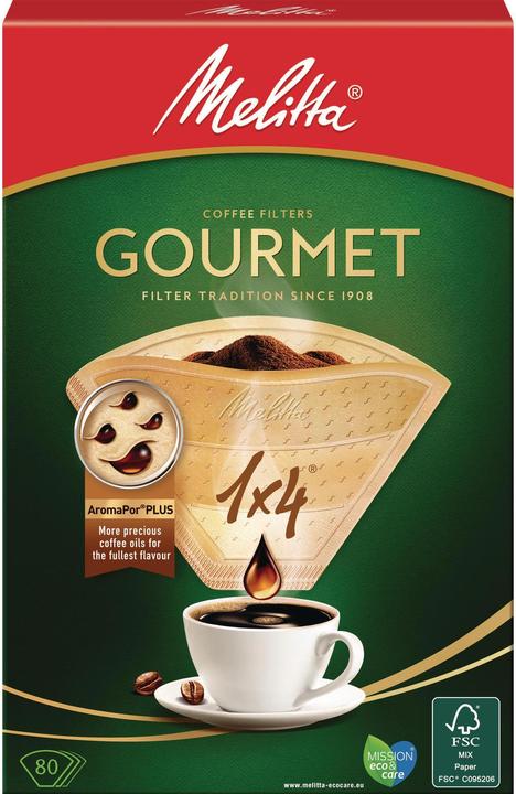 Melitta Gourmet 1x4 / 80 pezzi