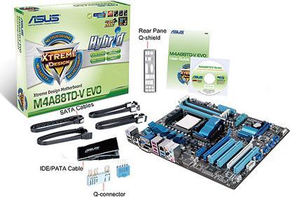 Produktbild ASUS M4a88td-V Evo/Usb3, Amd 880g, Am3, Cfx (AM3, AMD 880G, ATX)