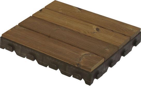 Produktbild Art Plast KOMBI-HOLZBODENPLATTE, 40X40X6,5 CM (39X39 NETTO)
