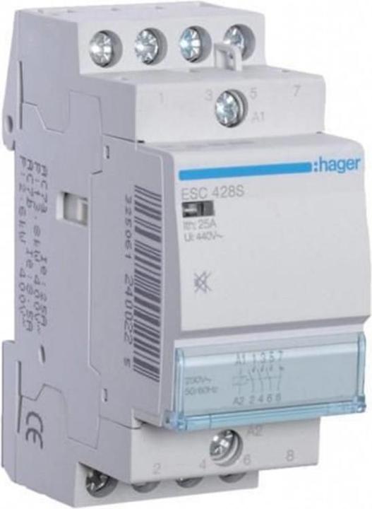 Hager Installationsschütz 25A 3S+1Ö 230V