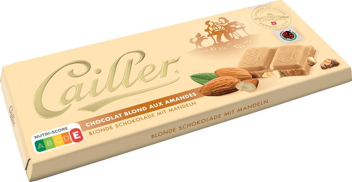 Image du produit Cailler Tablette Chocolat Blond avec Amandes (100 g)