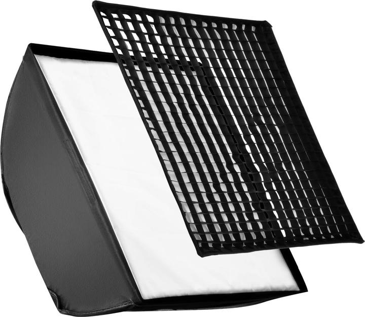Image du produit Walimex 4f. Support de flash avec boîte à lumière 60x60cm (Boîte à lumière, 60 cm)