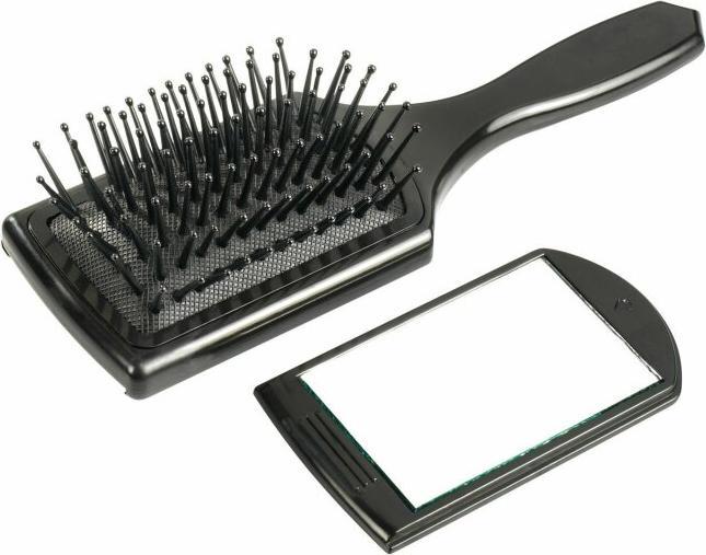 Comair Mini Paddle Brush schwarz 7-reihig
