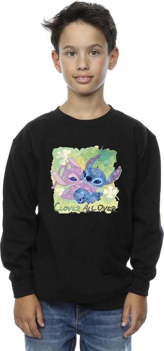 Produktbild Disney Lilo And Stitch St Patrick's Day Clover Sweatshirt Jungen (140, 146)
