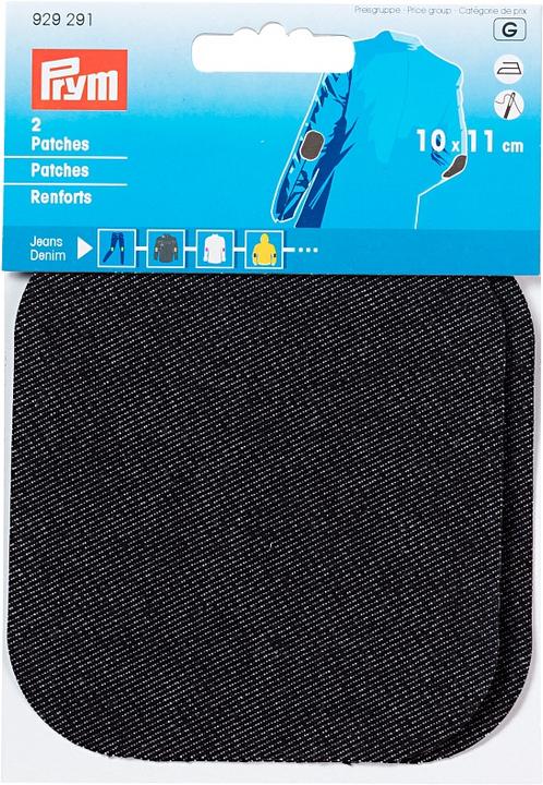 Image du produit Prym Patchs Jeans, carte noire 2 pcs, 11 x 10 cm, thermocollants (2 x)