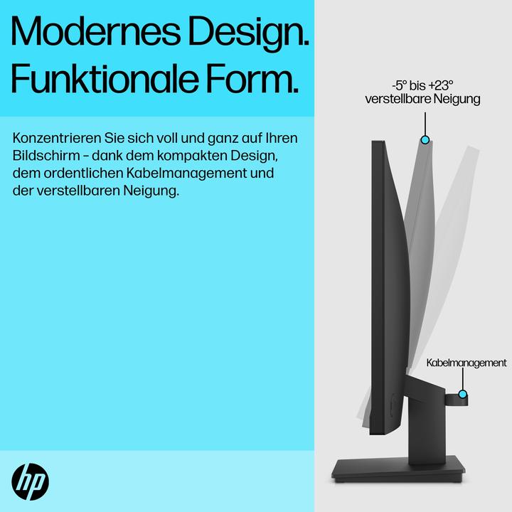 Produktbild HP V24v G5 (23.8") pixels Full HD LED Black (1920 x 1080 Pixel, 23.80")