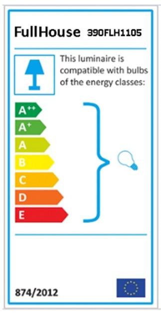 Energie-Label Opviq Lochlan (E27)