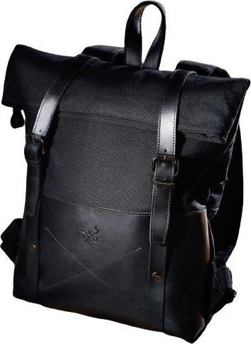 Produktbild Only-Bags.Store Segeltuch-Rucksack, strapazierfähiger Leder-Rucksack, moderne 17 Zoll Laptop-Tasche, ästhetische