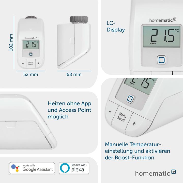 Actual product image Homematic IP Radiator thermostat
