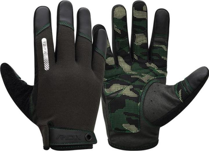 Actual product image Rdx Gym Training Gloves T2 Full Army Green-S (S)