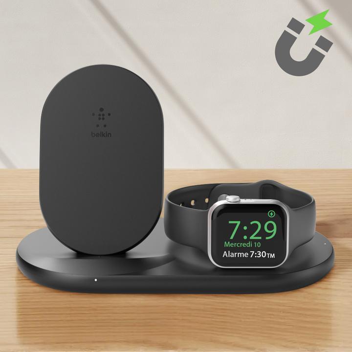 Image du produit Belkin BoostCharge 3-in-1 Ladestation (7.50 W)