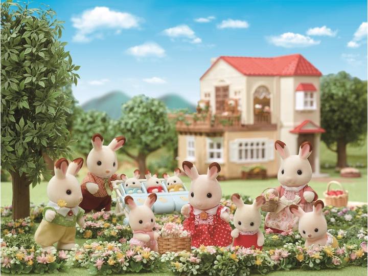 Image du produit Sylvanian Families Famille de lapins en chocolat