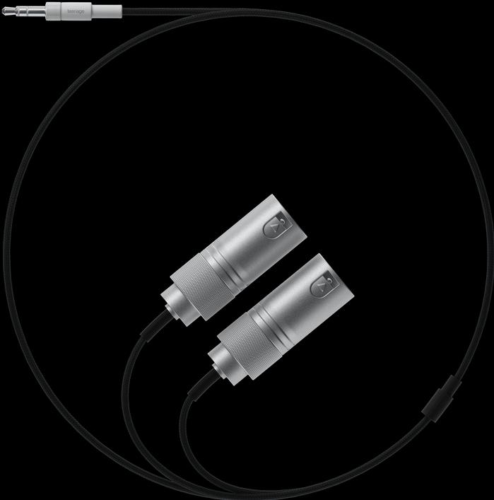 Actual product image Teenage Engineering Field audio cable 3.5mm to 2 x XLR plug (3.5mm jack (AUX))