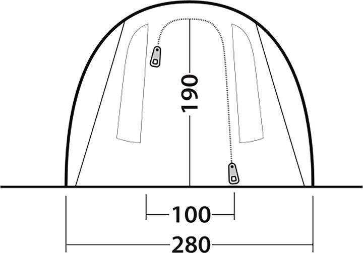 Produktbild Outwell Rockwell 4 (Tunnelzelt, 18.70 kg, 4 Personen)