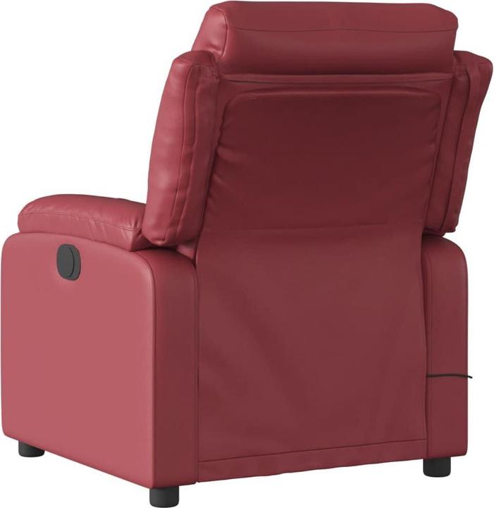 Produktbild VidaXL Massagesessel Fernsehsessel Relaxsessel Liegesessel Weinrot Kunstleder