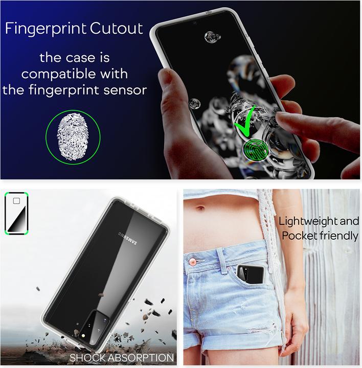 Actual product image Nalia 360° mobile phone cover (Samsung Galaxy S20+)