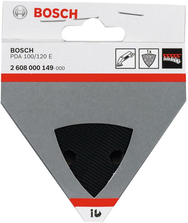 Actual product image Bosch Professional Zubehör Sanding plate for Bosch delta sander, suitable for: PDA 100, PDA 120 E (100)