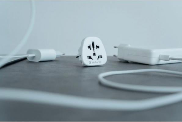 Actual product image Verbatim World to Europe Travel Adapter Plug