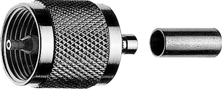Image du produit Telegärtner Connecteur de câble UHF à sertir/sertir, B0612, RG 214/U (Câble d'antenne)