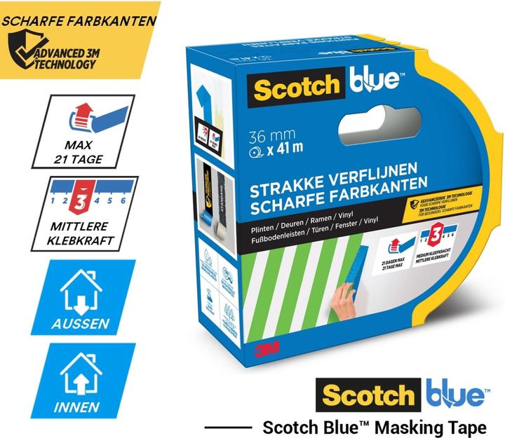 Produktbild Scotch Malerabdeckband scharfe Linien (36 mm)