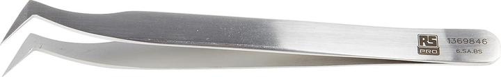 Image du produit Rs Pro Pincette en acier inoxydable Résistante aux acides, Angle de pointe, Plat, 120 mm