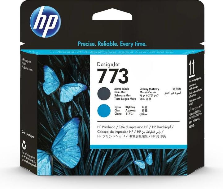 Produktbild HP 773 - Schwarz, Cyan - Druckkopf - für DesignJet Z6600 (C, MBK)