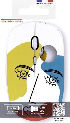 Actual product image T'nB Souris Sans Fil Exclusiv' Art (Blanc) (Wireless)