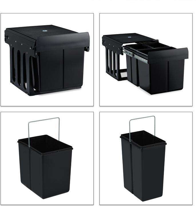 Actual product image Relaxdays Built-In Kitchen Bin, Compact (15 l)