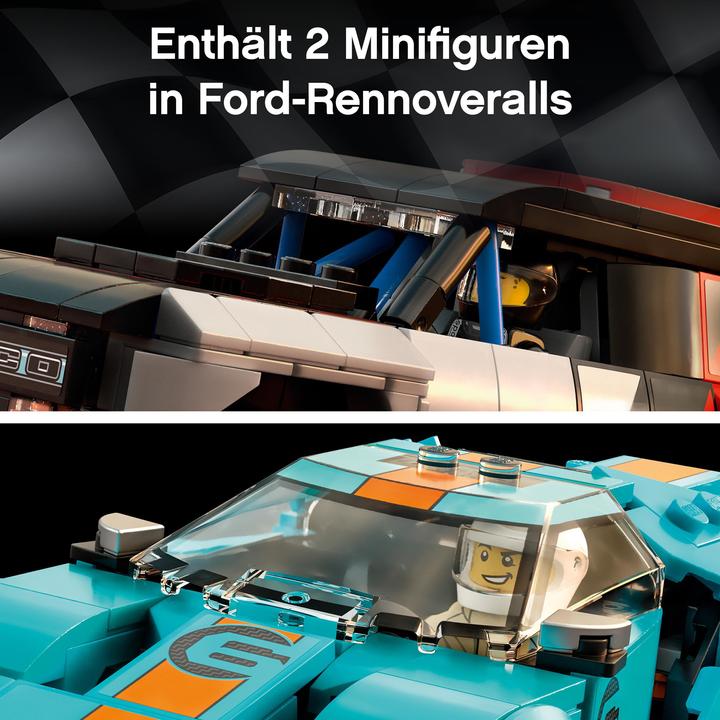 Produktbild LEGO Ford GT Heritage Edition und Bronco R (76905, LEGO Speed Champions)